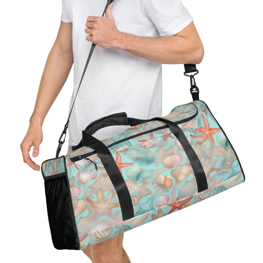 Tidepool Reverie on Duffle Bag — Right Front