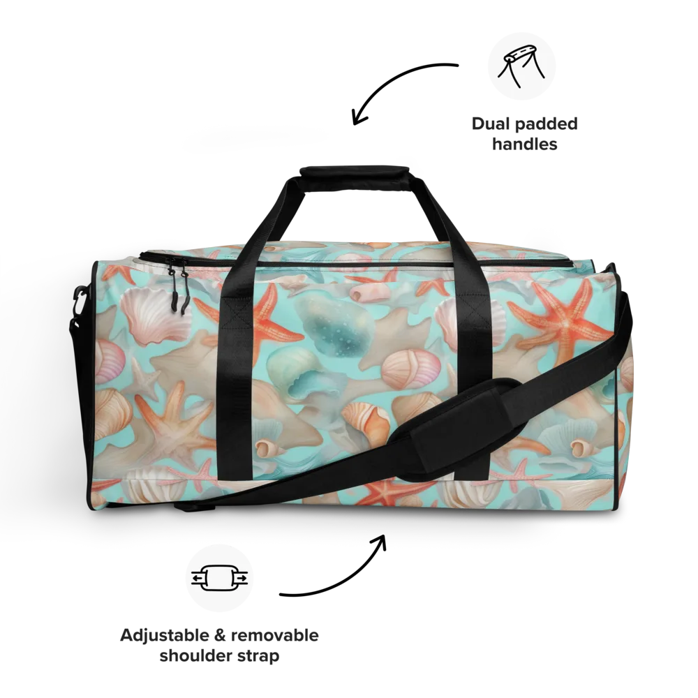 Tidepool Reverie on Duffle Bag — Front
