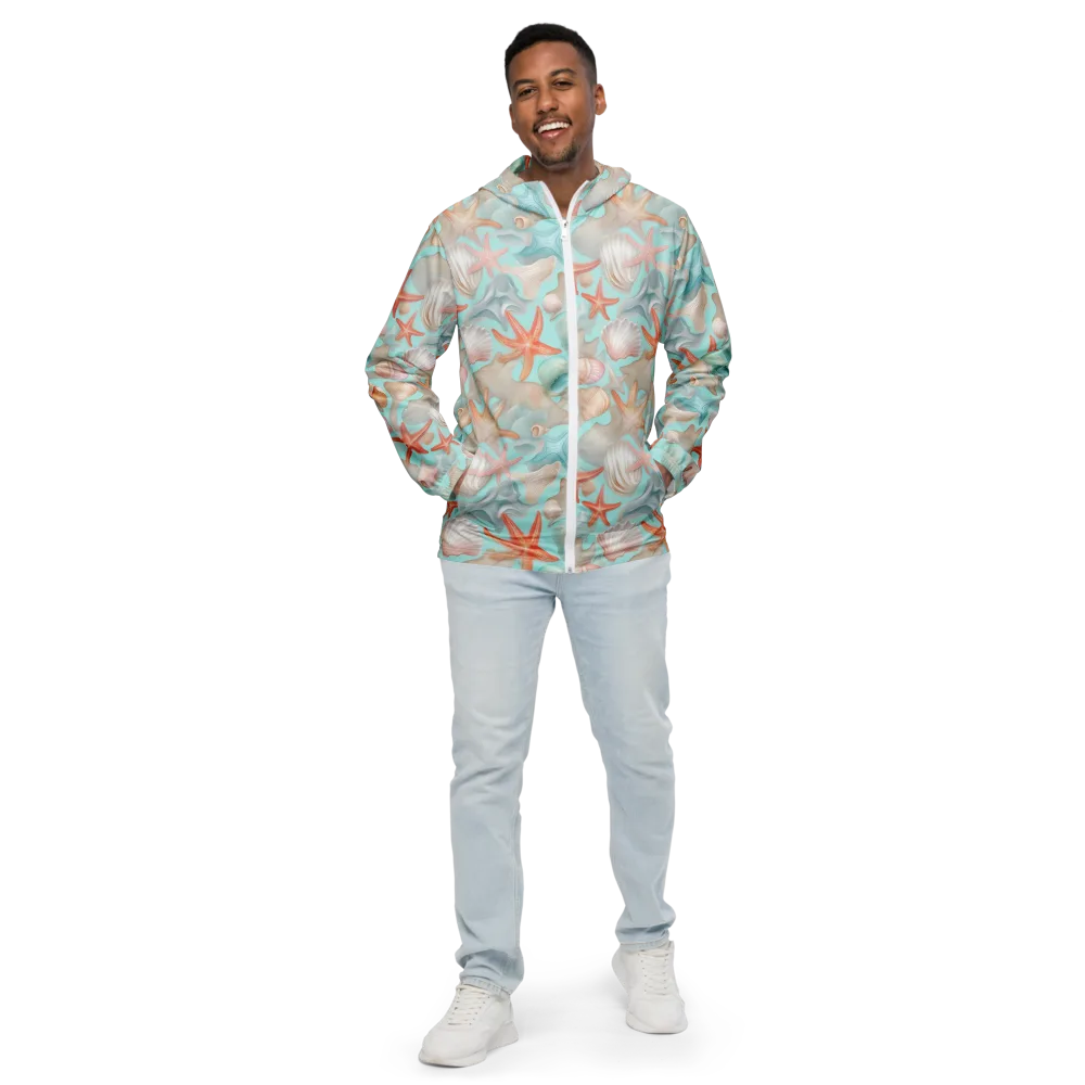 Tidepool Reverie on Men's Windbreaker — Front