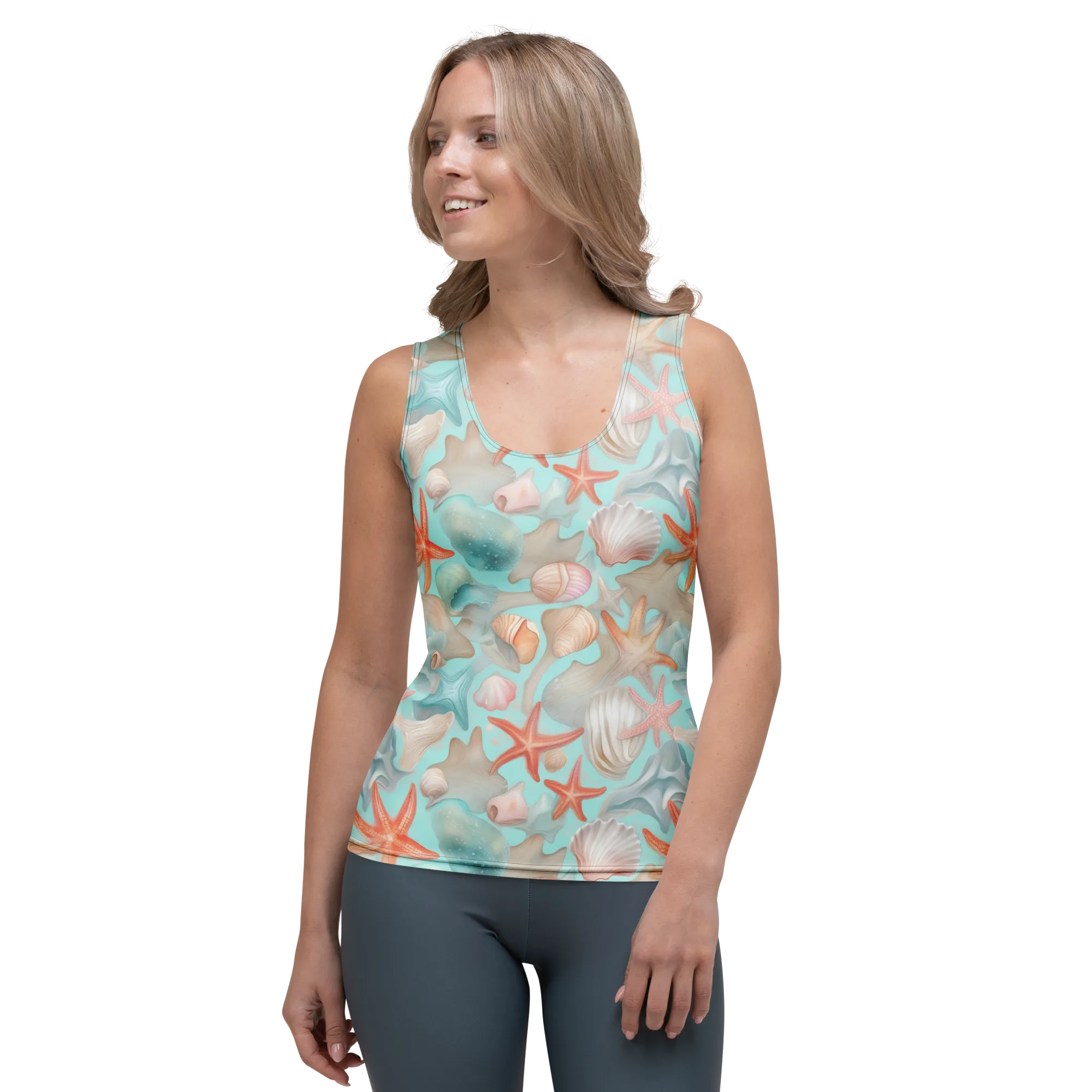 Tidepool Reverie on Women's Tank Top — Front
