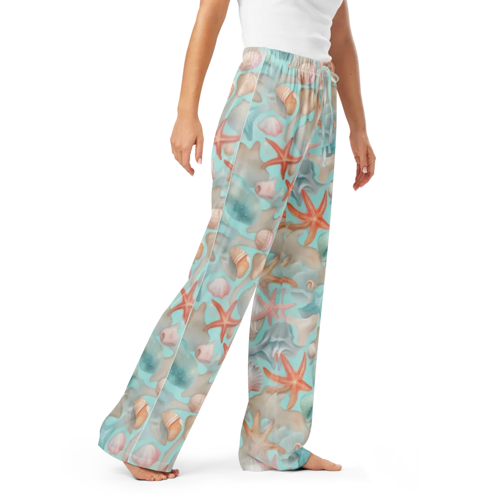 Tidepool Reverie on Women's Pajama Pants — Right Front