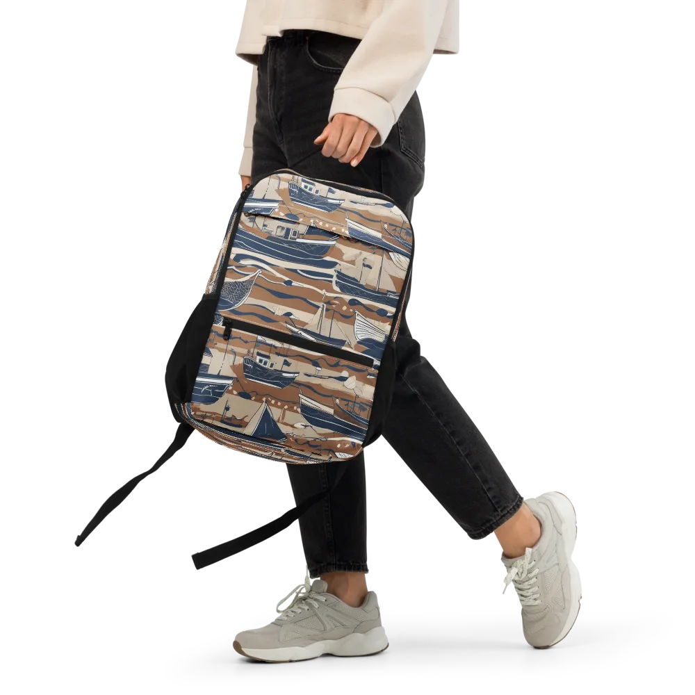 Harbor Blue on Utility Backpack — Front
