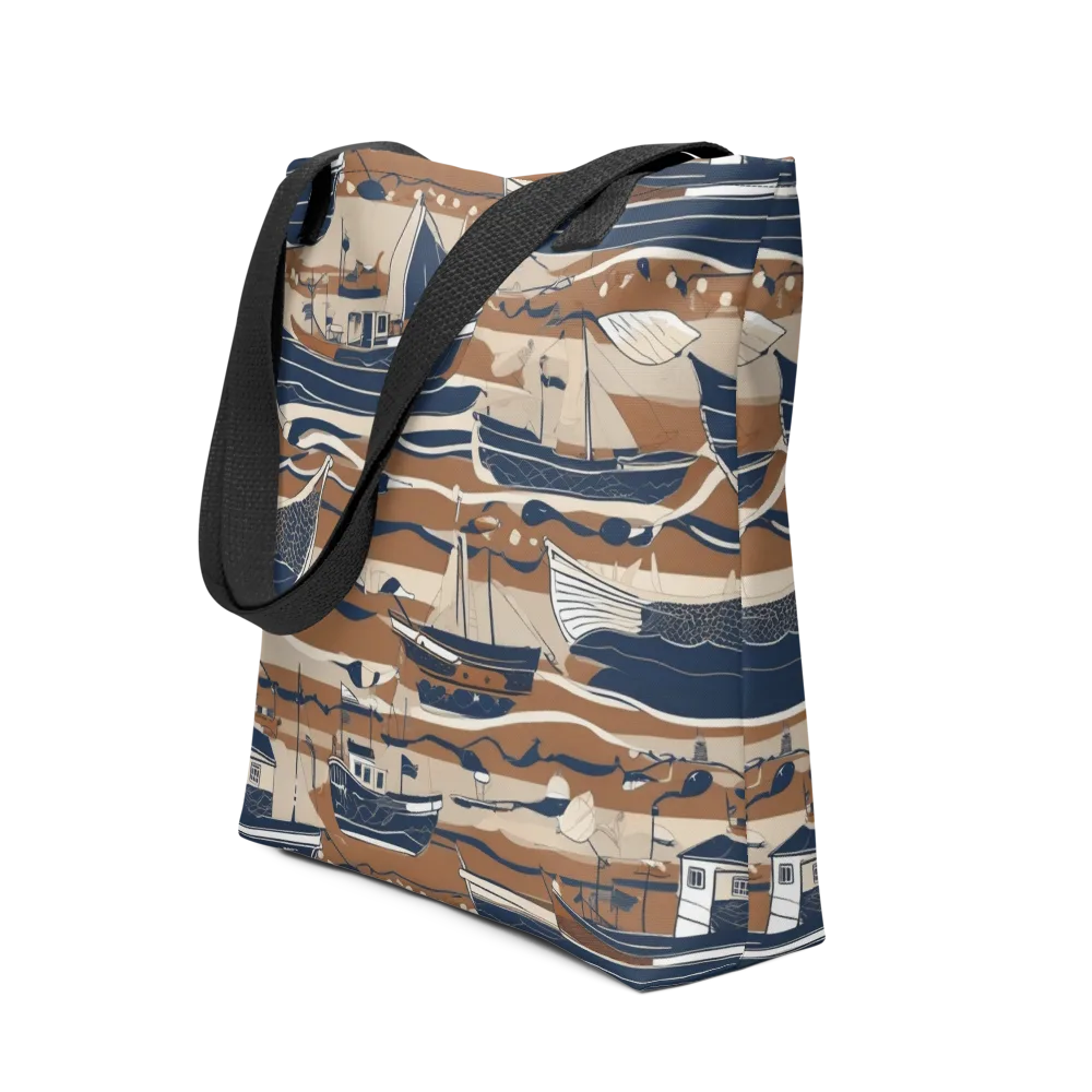 Harbor Blue on Tote Bag — Front