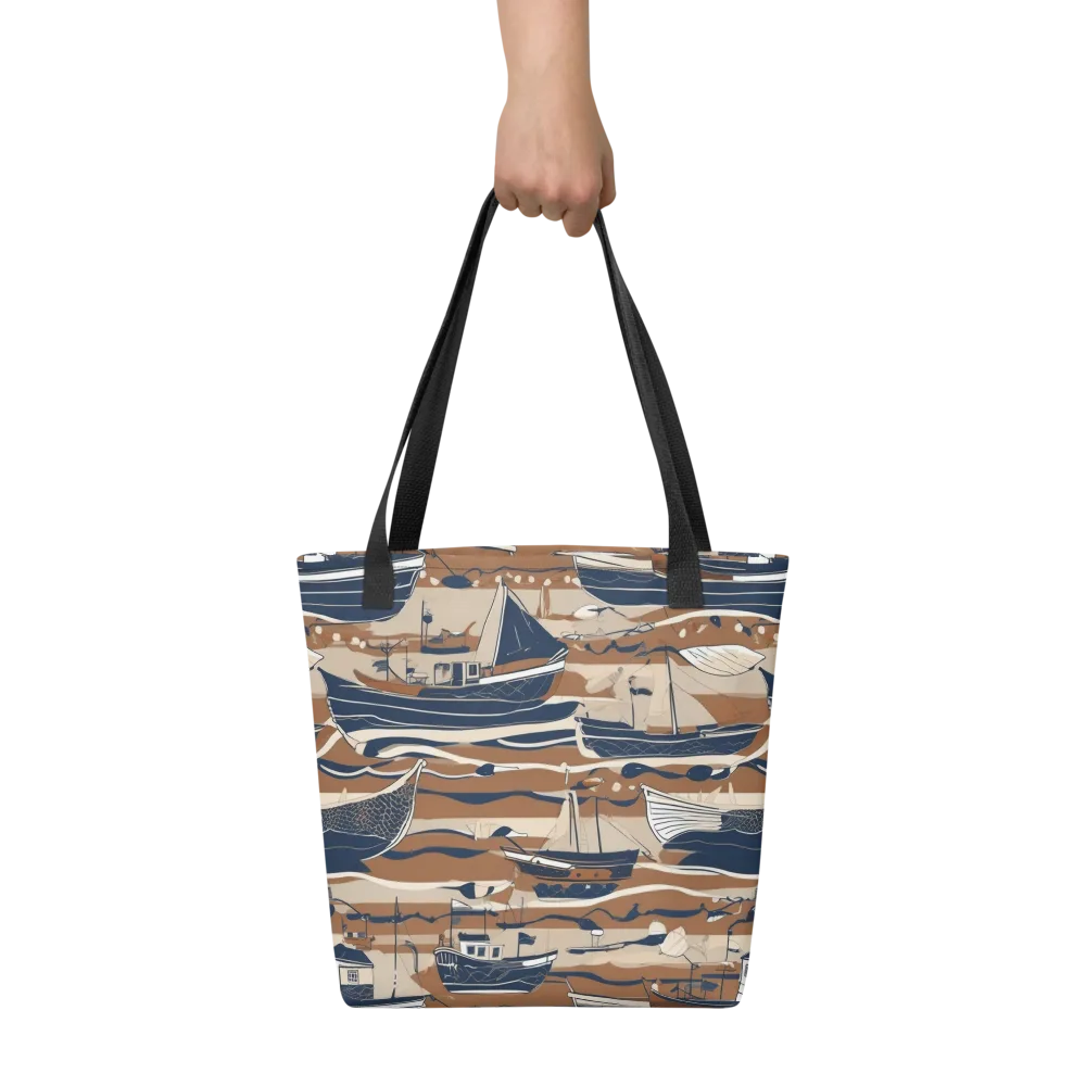 Harbor Blue on Tote Bag — Front