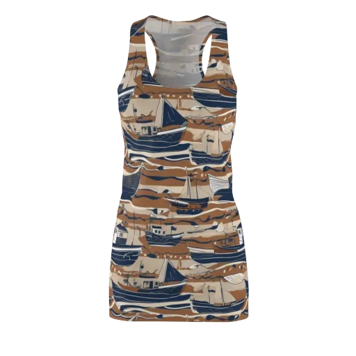 Harbor Blue on a Racerback Dress