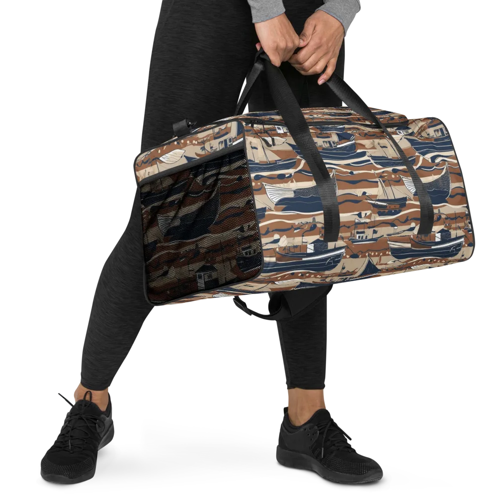 Harbor Blue on Duffle Bag — Right Front
