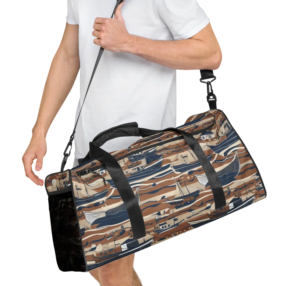Harbor Blue on Duffle Bag — Right Front