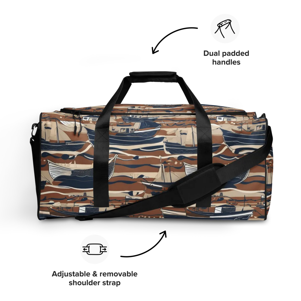 Harbor Blue on Duffle Bag — Front