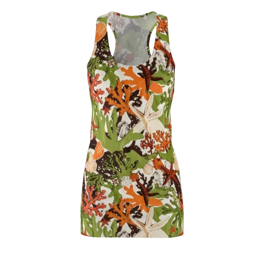 Tidepool Garden on a Racerback Dress