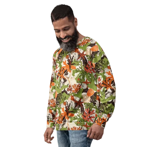 Tidepool Garden on a Sweatshirt