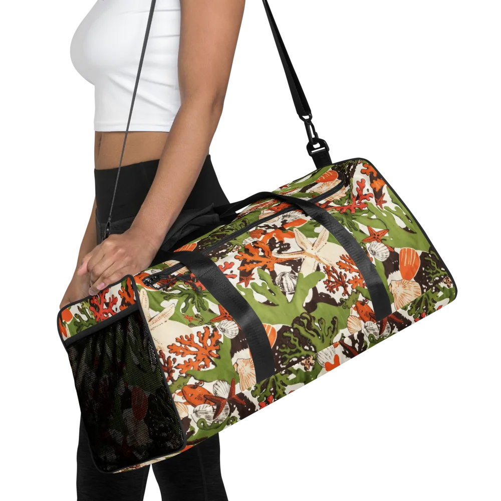 Tidepool Garden on Duffle Bag — Front