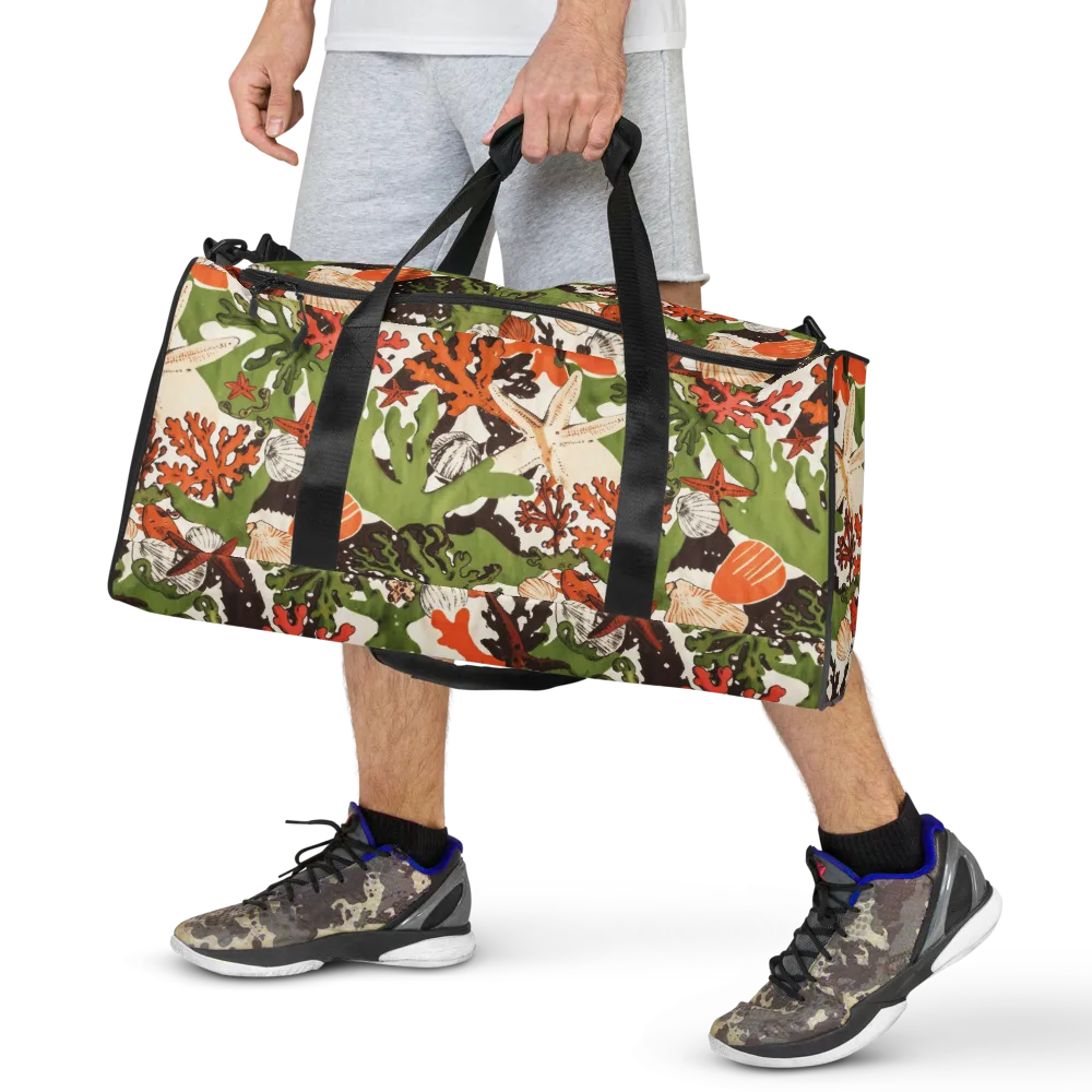 Tidepool Garden on Duffle Bag — Front