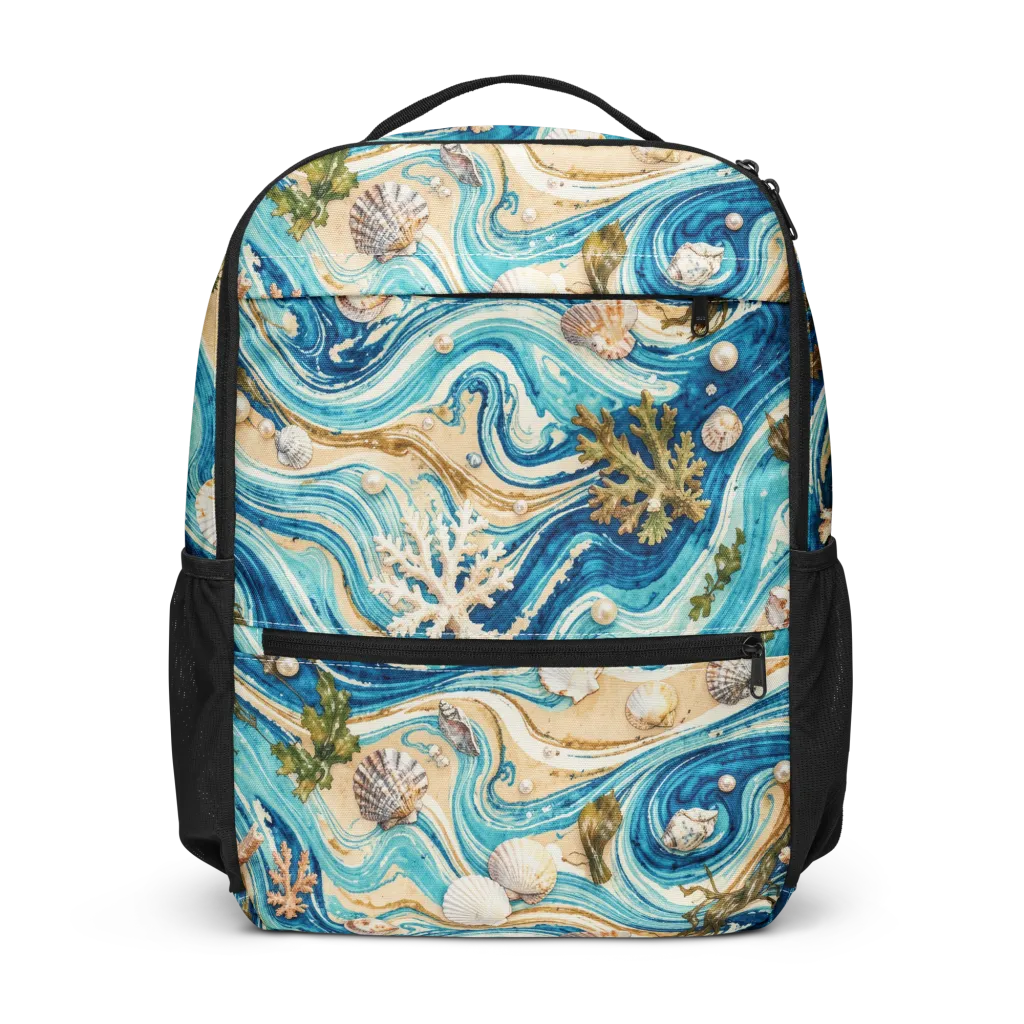 Azure Shoreline on Utility Backpack — Front