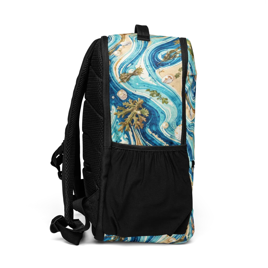 Azure Shoreline on Utility Backpack — Right