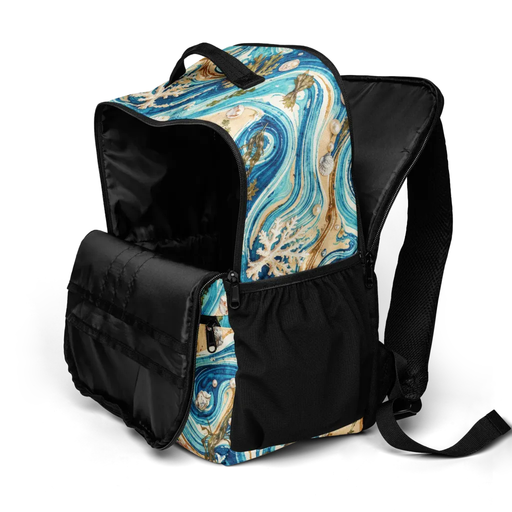 Azure Shoreline on Utility Backpack — Product details 2