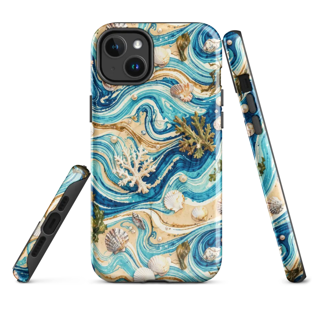 Azure Shoreline on MagSafe Tough Case for iPhone® — Front