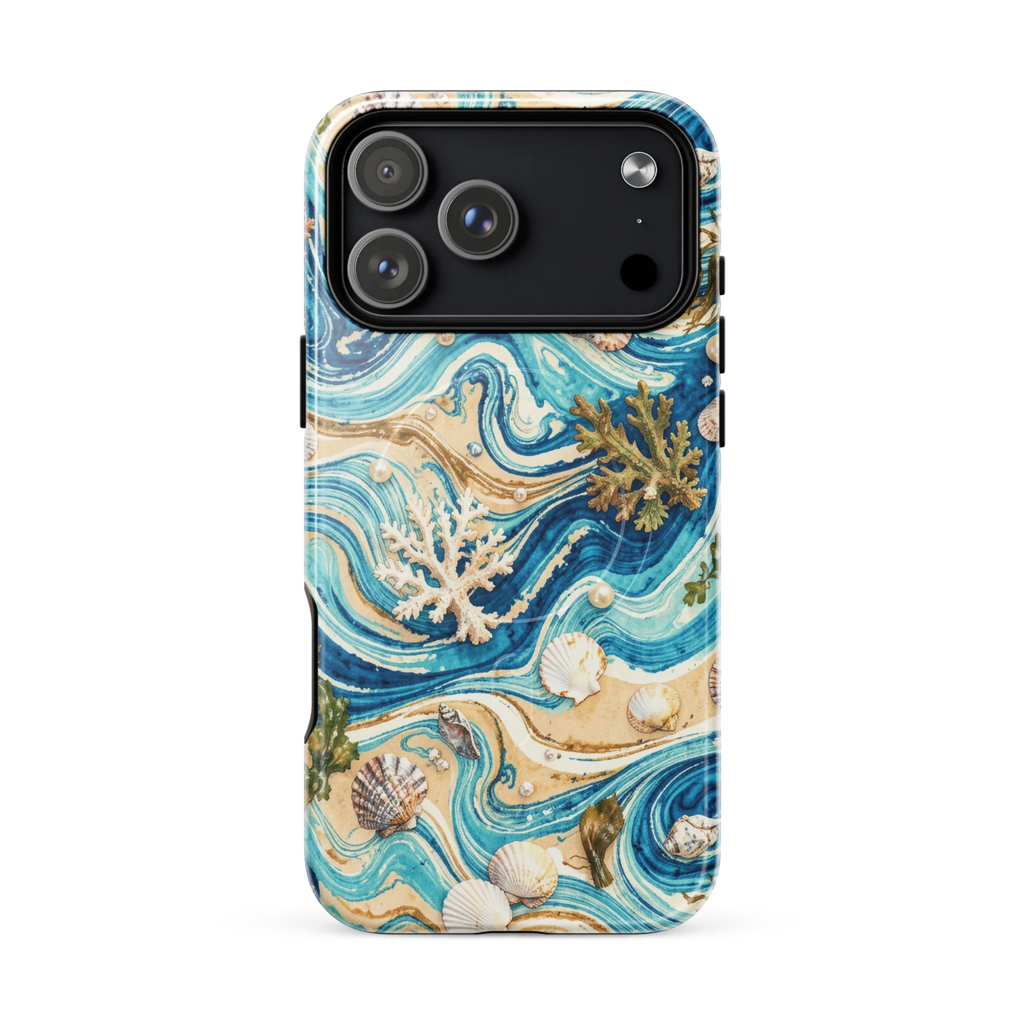 Azure Shoreline on MagSafe Tough Case for iPhone® — Front