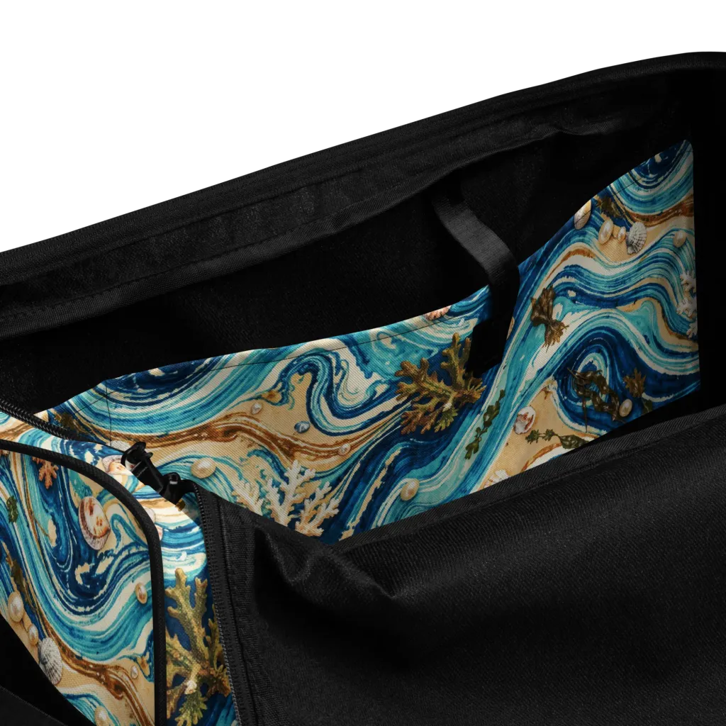 Azure Shoreline on Duffle Bag — Product details