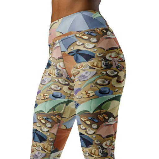 Sunshade Salon on a Yoga Leggings