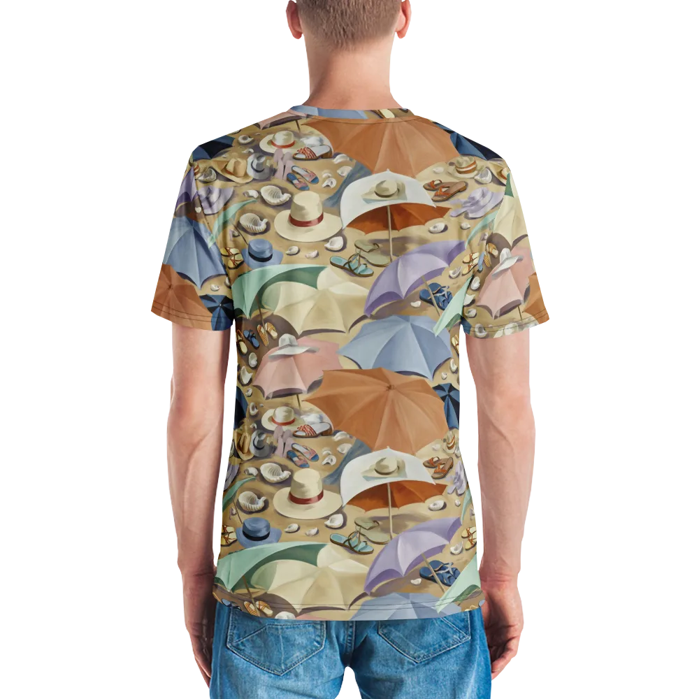 Sunshade Salon on Men's Crew Neck T-Shirt — Back