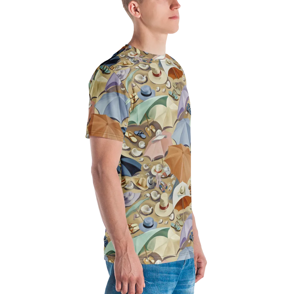 Sunshade Salon on Men's Crew Neck T-Shirt — Right