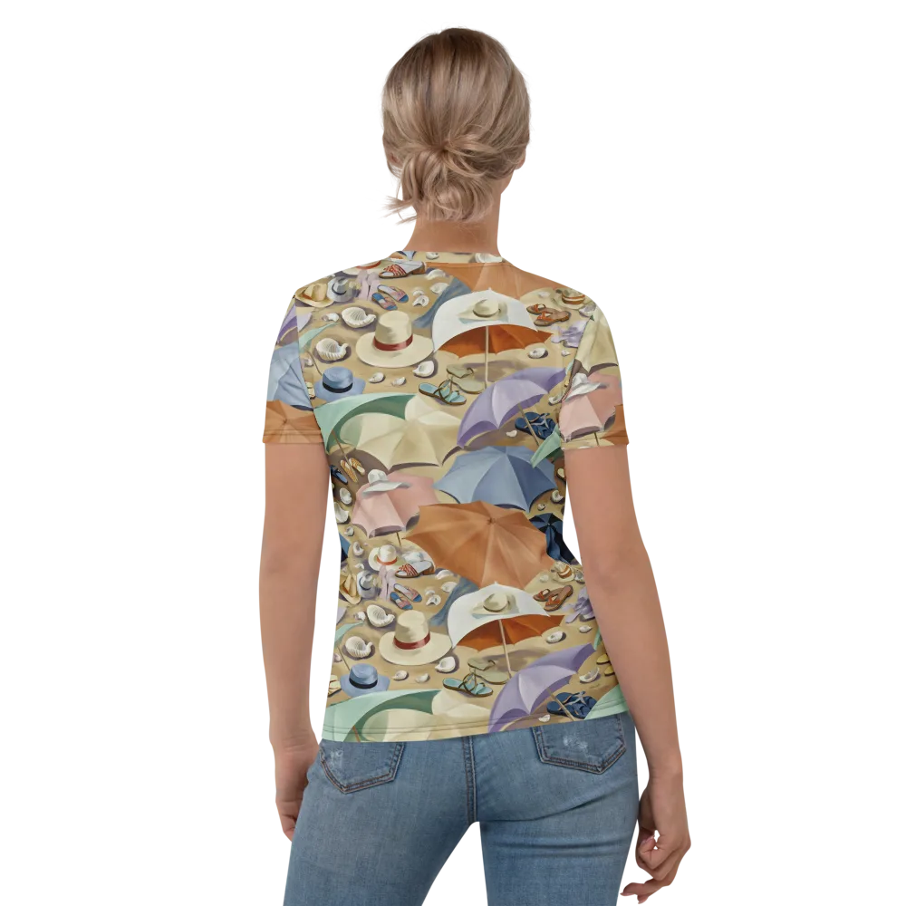 Sunshade Salon on Women's Crew Neck T-Shirt — Back