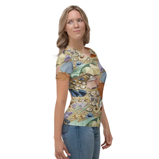 Sunshade Salon on a Women's Crew Neck T-Shirt