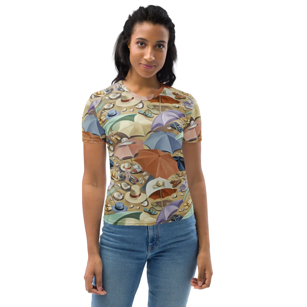 Sunshade Salon on Women's Crew Neck T-Shirt — Front