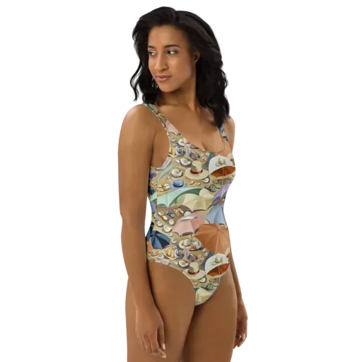 Sunshade Salon on a One-Piece Swimsuit