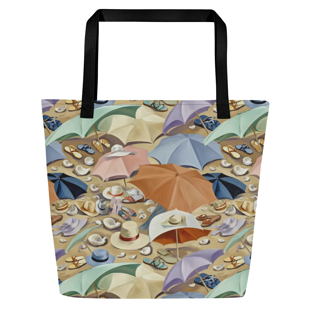 Sunshade Salon on Large Tote Bag W/ Pocket — Front