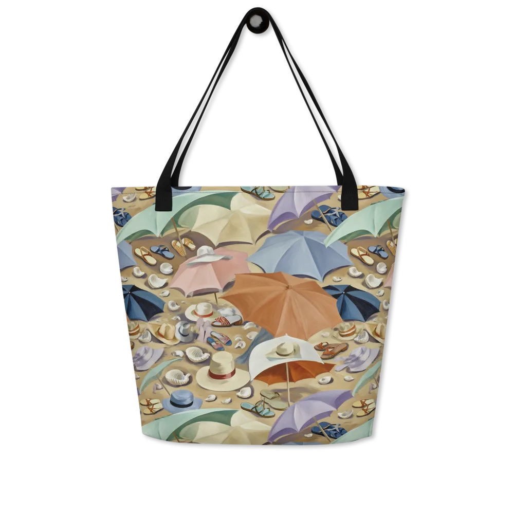 Sunshade Salon on Large Tote Bag W/ Pocket — Front