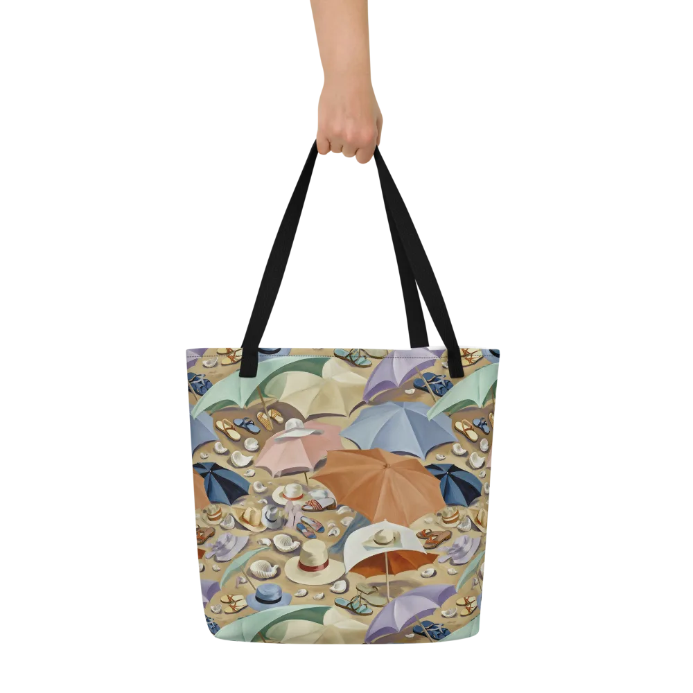 Sunshade Salon on Large Tote Bag W/ Pocket — Front