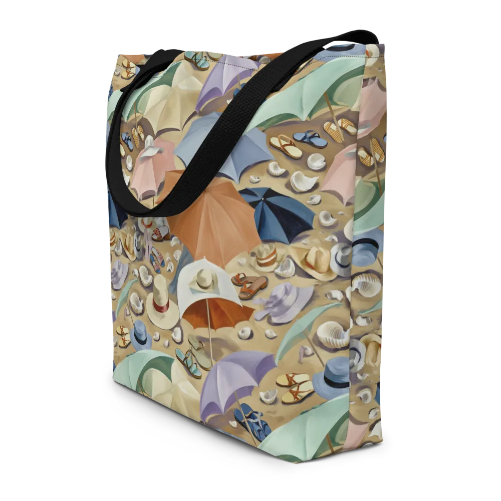 Sunshade Salon on Large Tote Bag W/ Pocket — Front