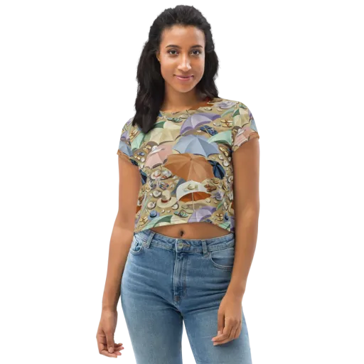 Sunshade Salon on a Crop Tee