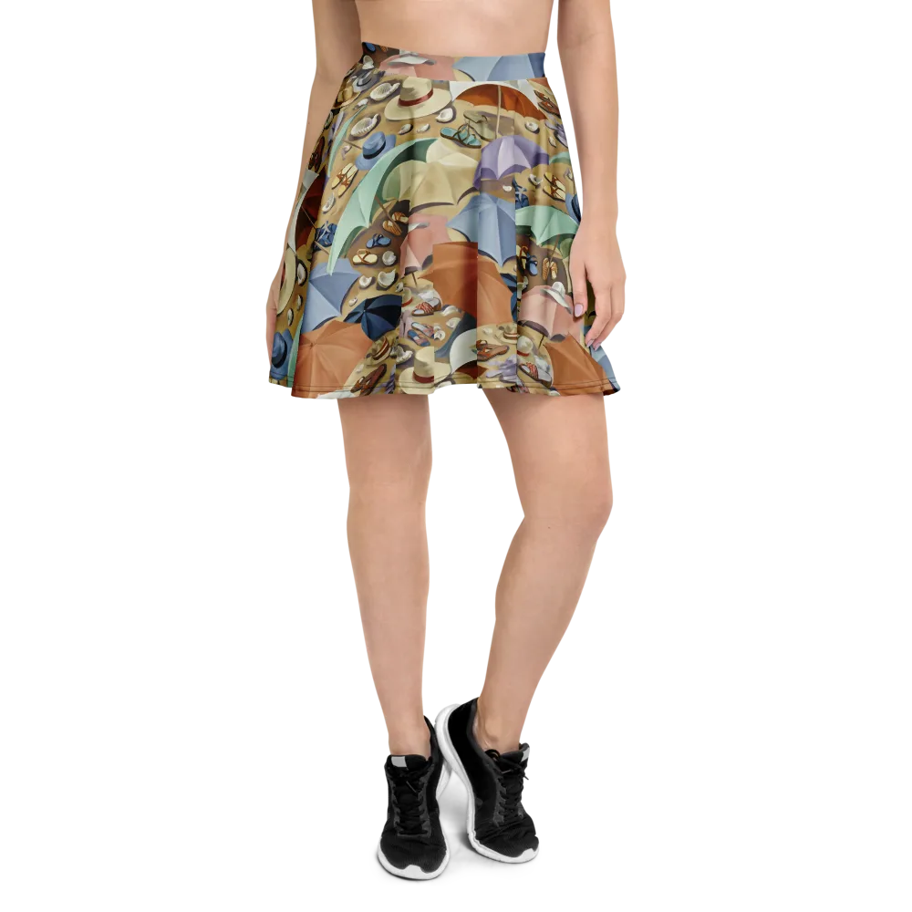 Sunshade Salon on Skater Skirt — Front