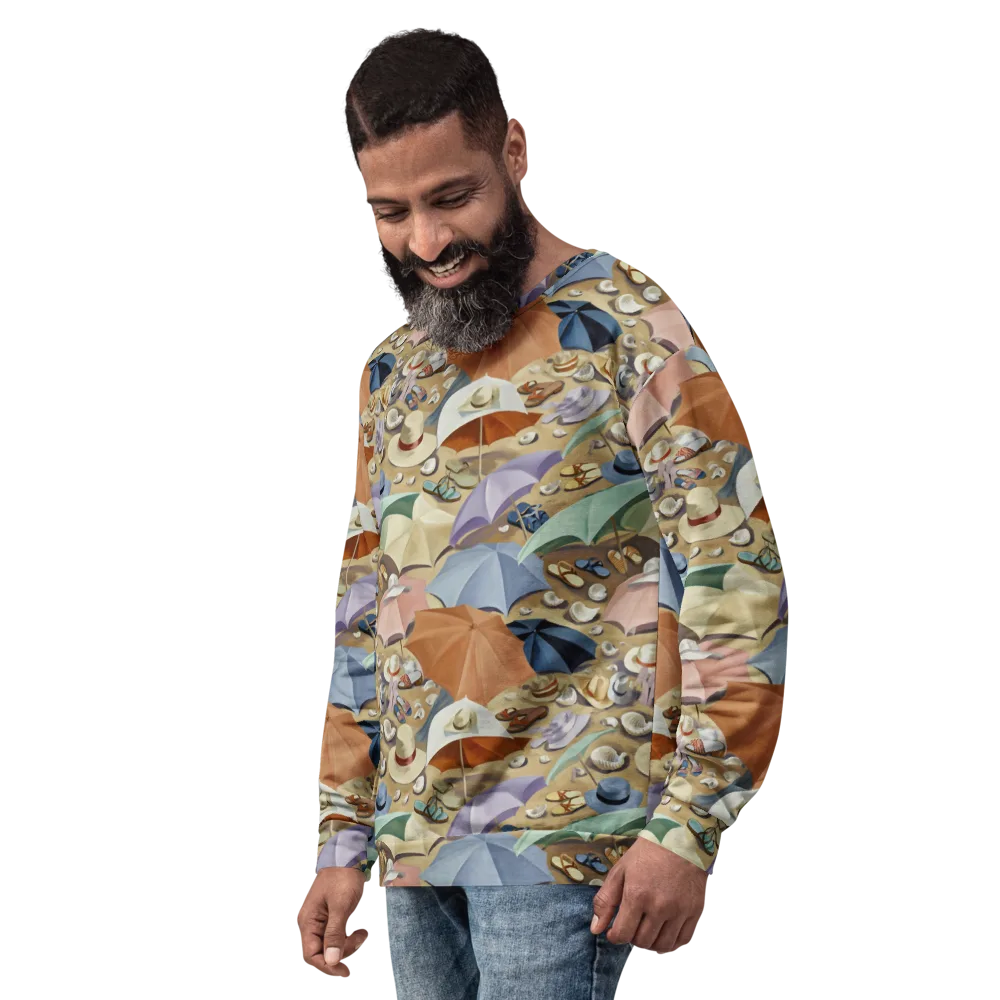 Sunshade Salon on Sweatshirt — Left Front