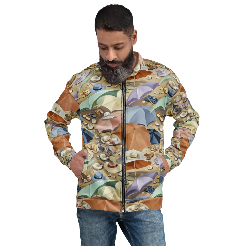 Sunshade Salon on Bomber Jacket — Front