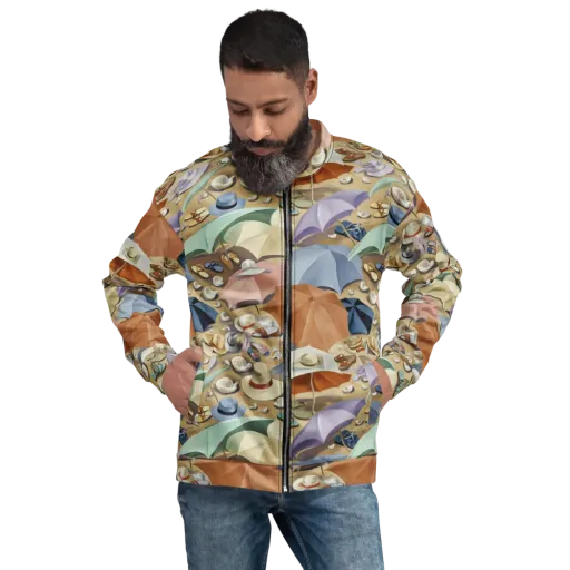 Sunshade Salon on a Bomber Jacket