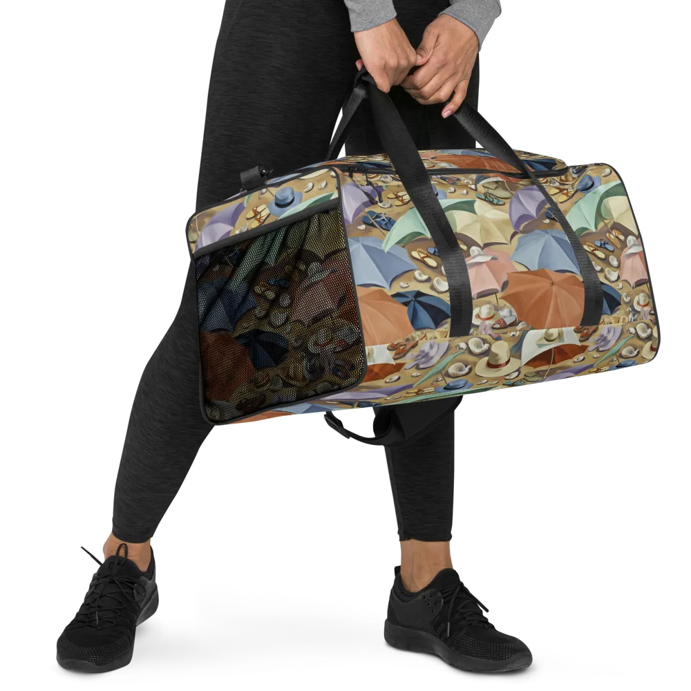 Sunshade Salon on Duffle Bag — Right Front