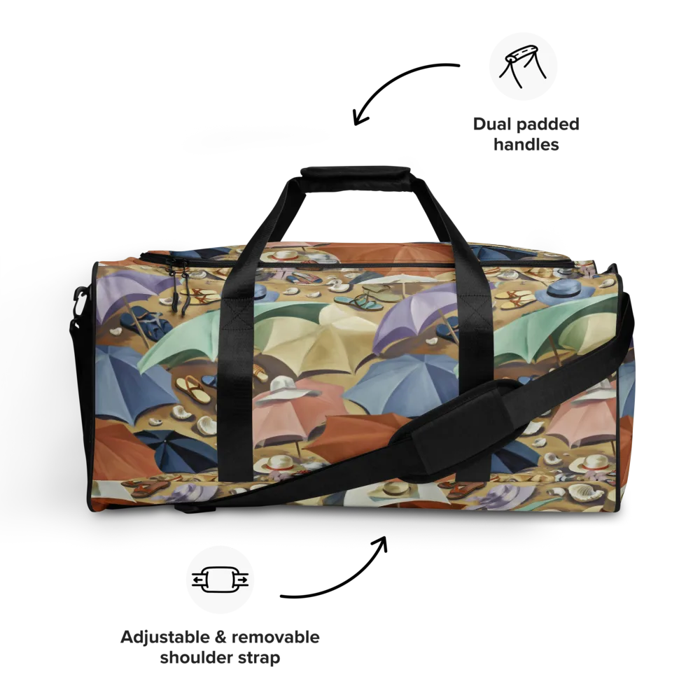 Sunshade Salon on Duffle Bag — Front