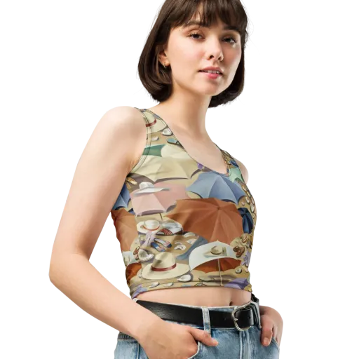 Sunshade Salon on a Crop Top