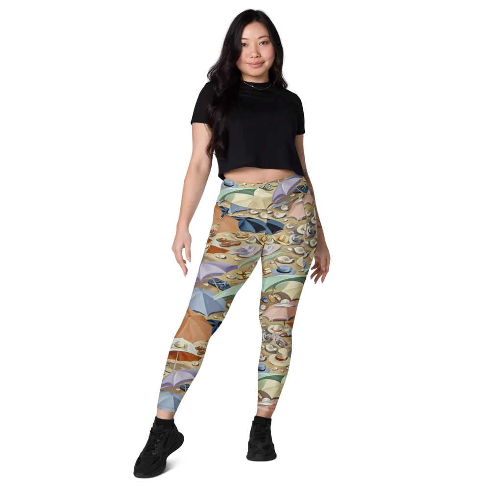 Sunshade Salon on Leggings with Pockets — Front