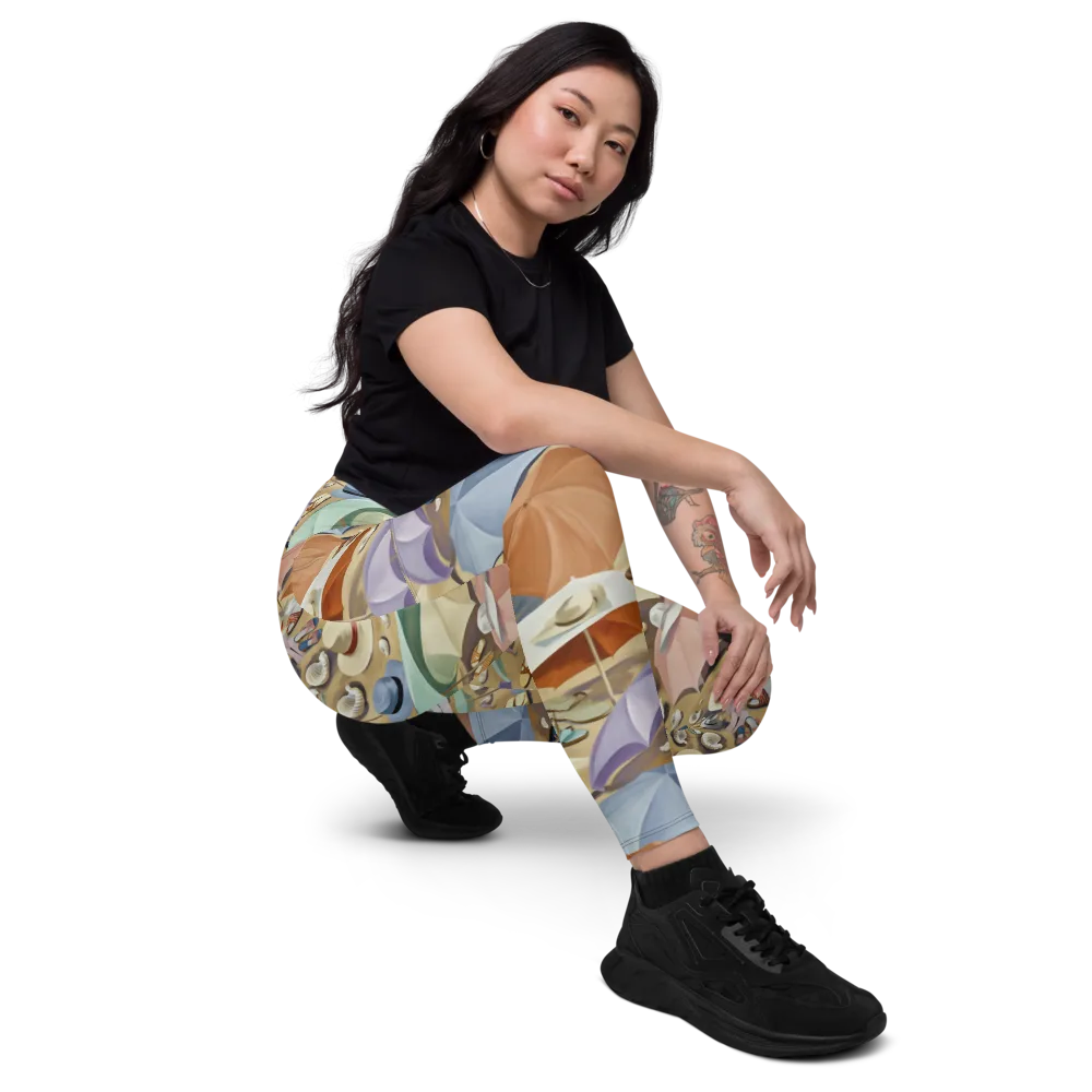 Sunshade Salon on Leggings with Pockets — Right Front