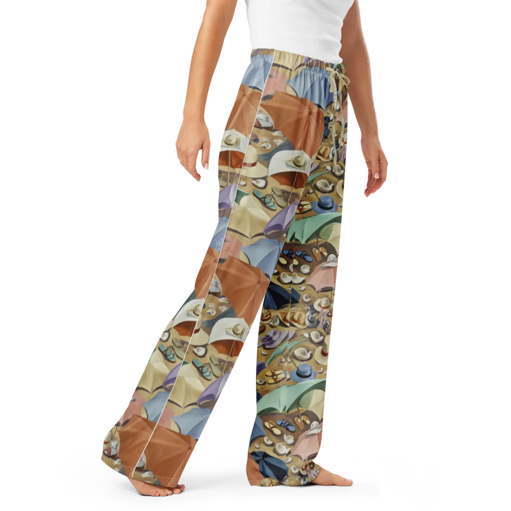Sunshade Salon on Women's Pajama Pants — Right Front