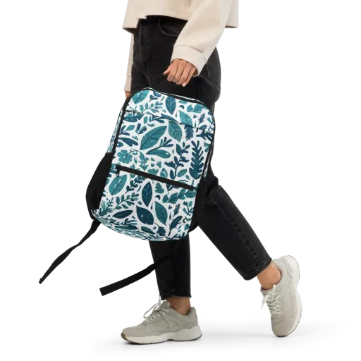 Teal Herbarium on a Utility Backpack