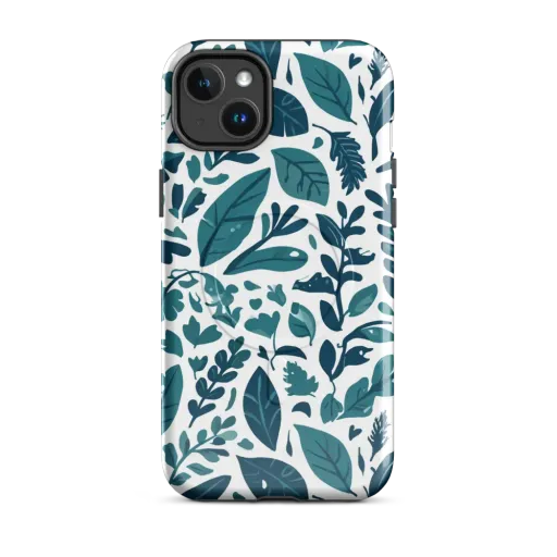 Teal Herbarium on a MagSafe Tough Case for iPhone®