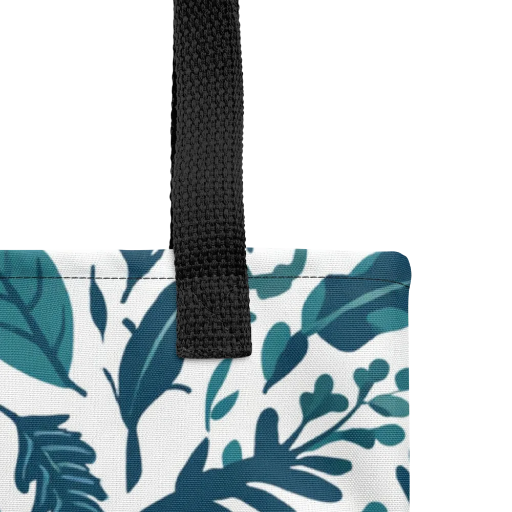 Teal Herbarium on Tote Bag — Product details