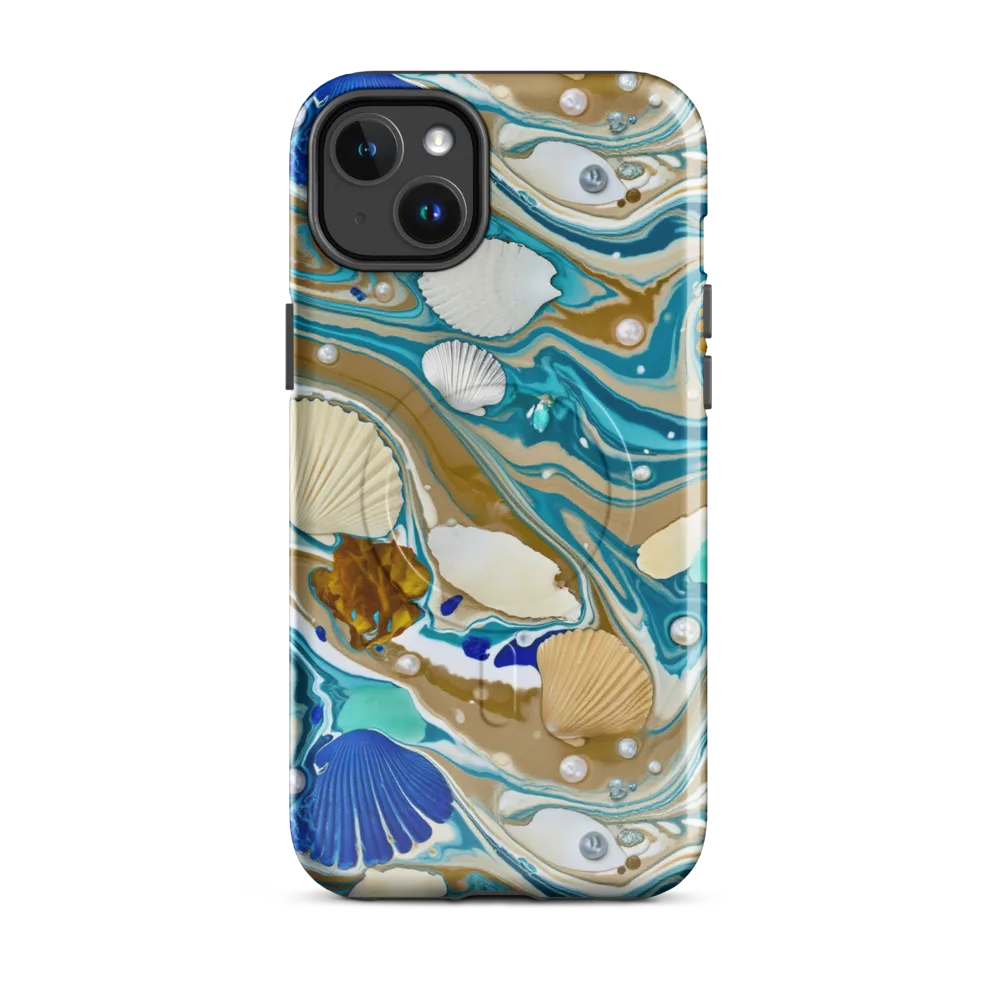 Aegean Marbling on MagSafe Tough Case for iPhone® — Front