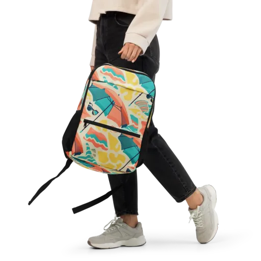 Sunset Shoreline on a Utility Backpack