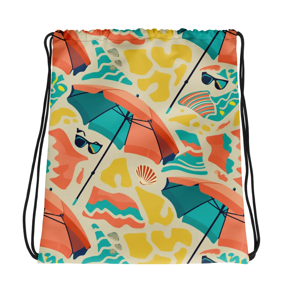 Sunset Shoreline on Drawstring Bag — Photo